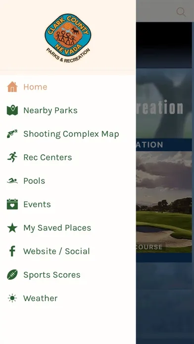 Clark County, NV Parks and Rec Screenshots