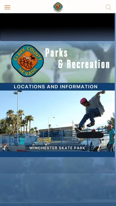 Clark County, NV Parks and Rec Screenshots