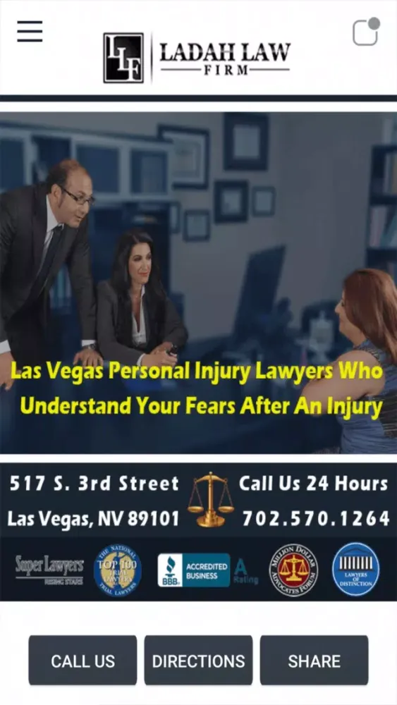 Captures d'écran de Ladah Law Firm