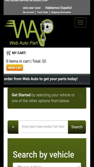 Web Auto Part Ekran Görüntüleri