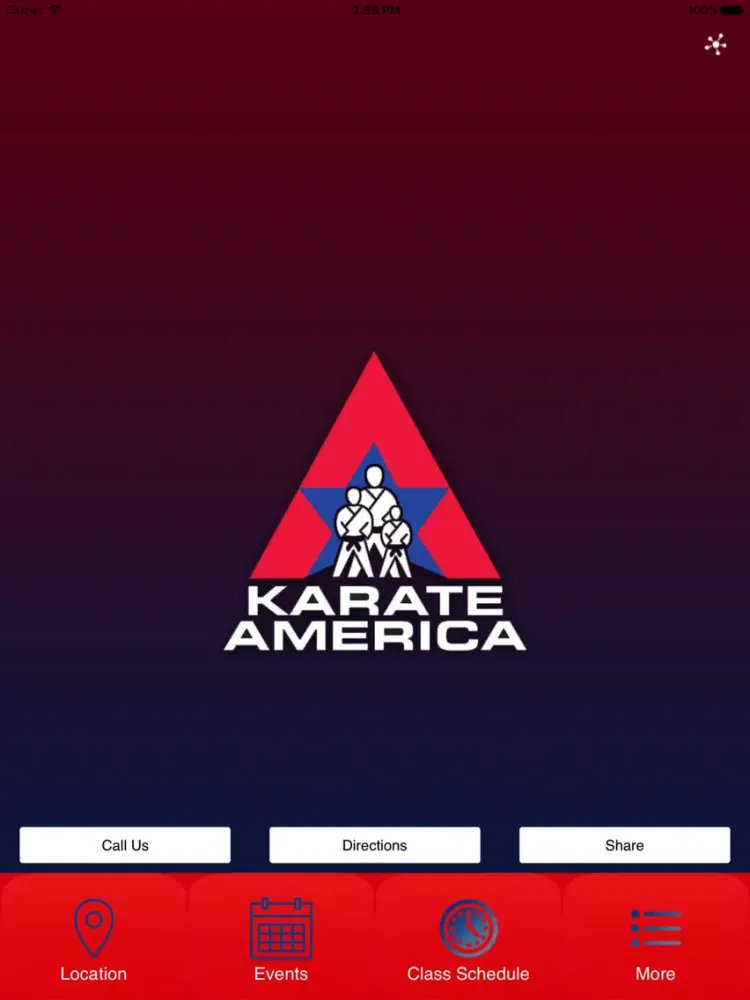ภาพหน้าจอของ Karate America iPad 