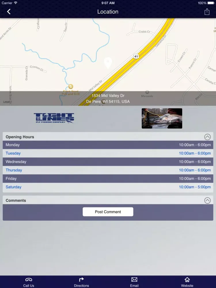 صور Tight Lines Fly Fishing Co. iPad 