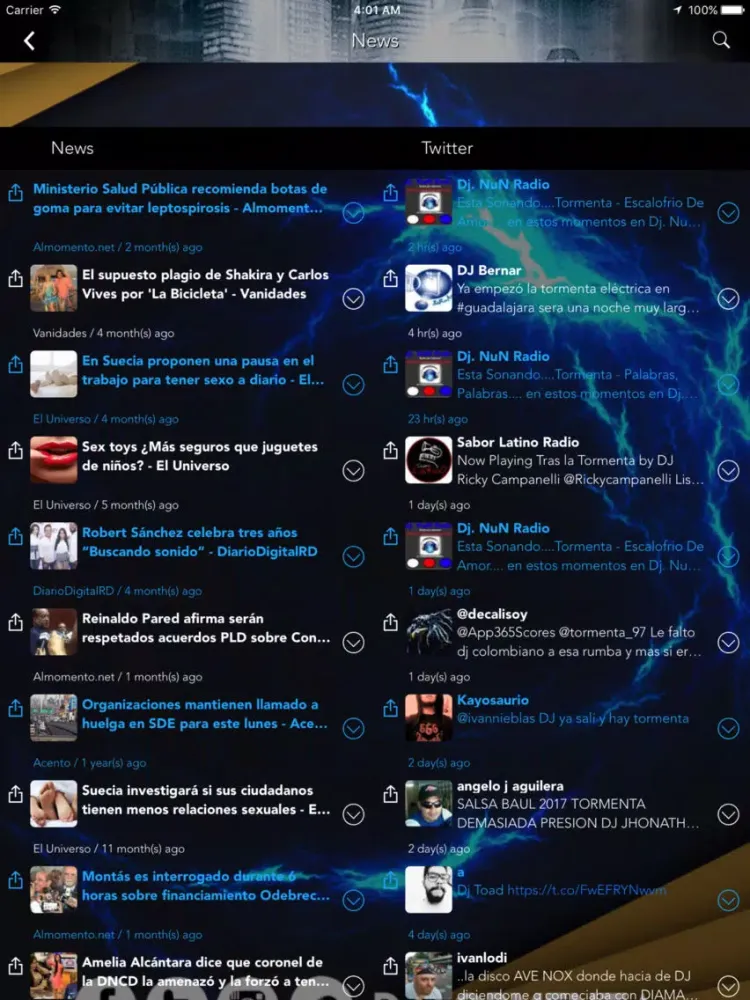 Dj Tormenta iPad  Screenshots