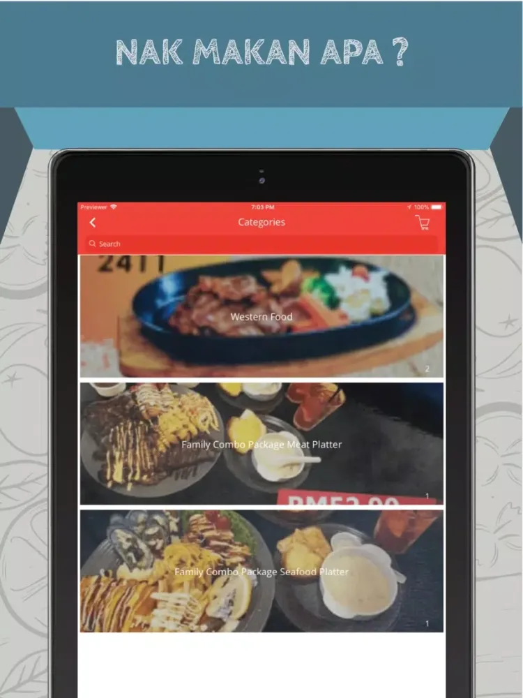 Captures d'écran de HippoFoodDelivery-Kepala Batas iPad 
