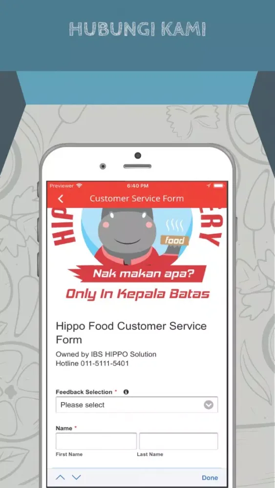 Captures d'écran de HippoFoodDelivery-Kepala Batas