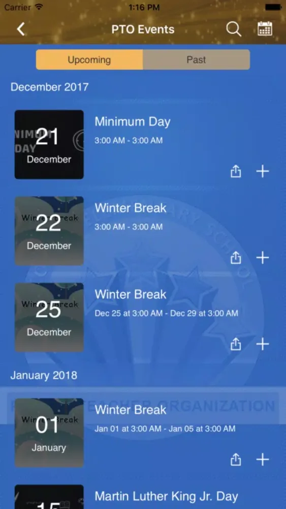 Cooper School PTO Screenshots