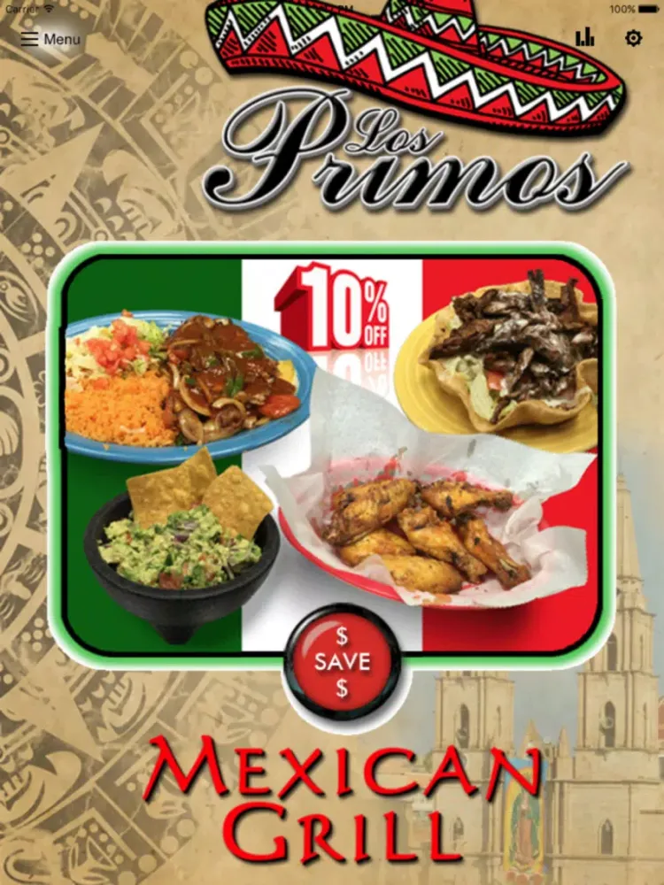 Capturas de tela do Los Primos Mexican Grill iPad 