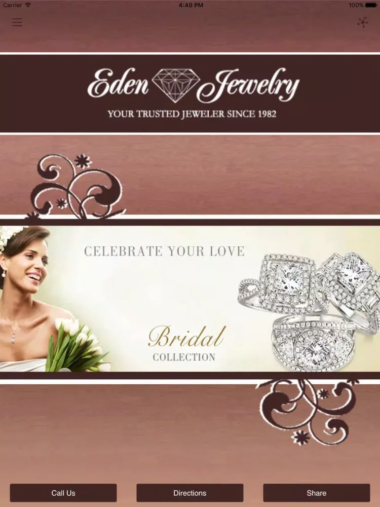 Eden Jewelry Stores iPad  স্ক্রিনশট