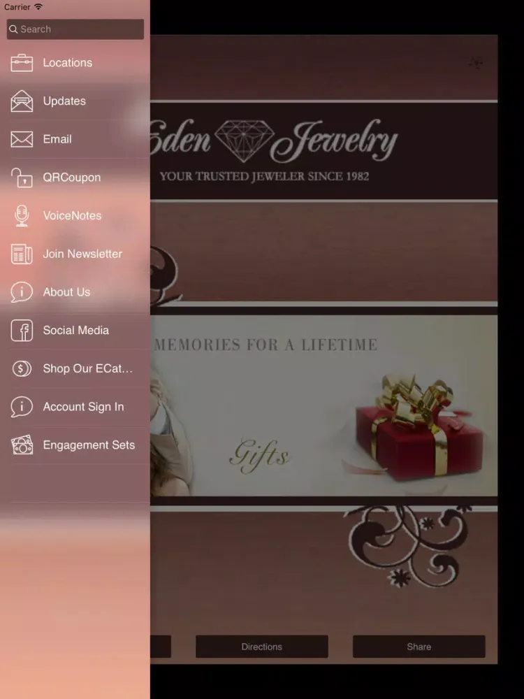 Eden Jewelry Stores iPad  স্ক্রিনশট