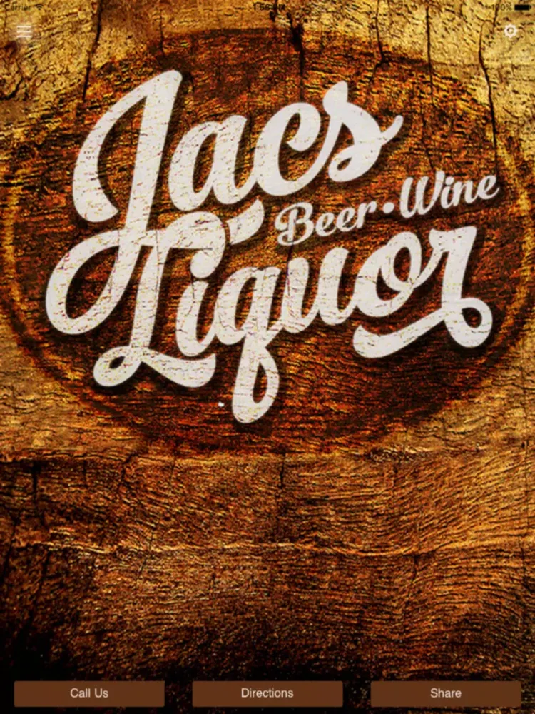 ภาพหน้าจอของ Jac's Liquors iPad 