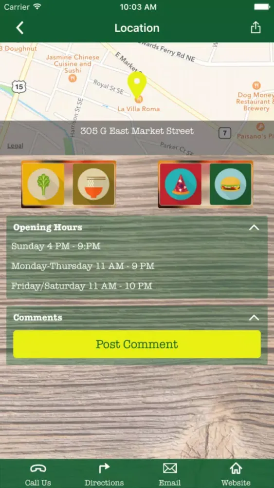 La Villa Roma Pizzaria Screenshots
