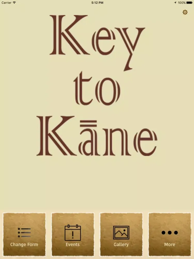 Key to Kane iPad  स्क्रीनशॉट