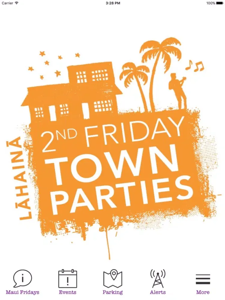 Maui Friday Town Parties iPad  স্ক্রিনশট