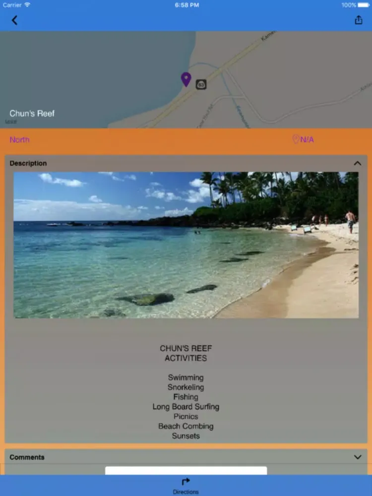 Best Beaches on Oahu iPad  스크린샷