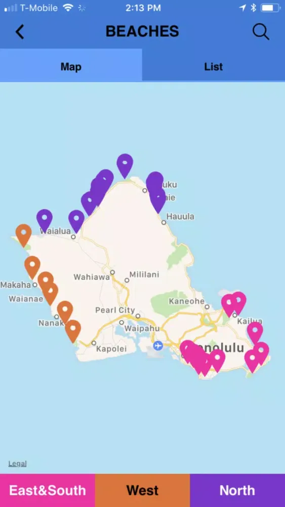Best Beaches on Oahu 스크린샷