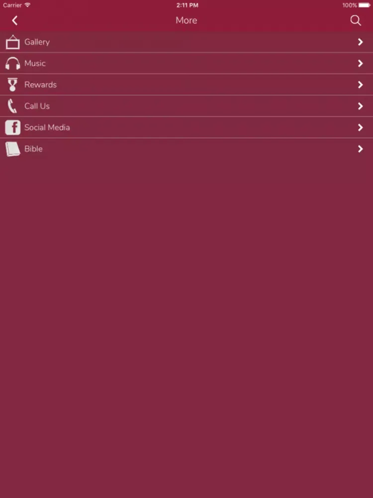 Chestnut Ridge Baptist Church iPad 应用截图