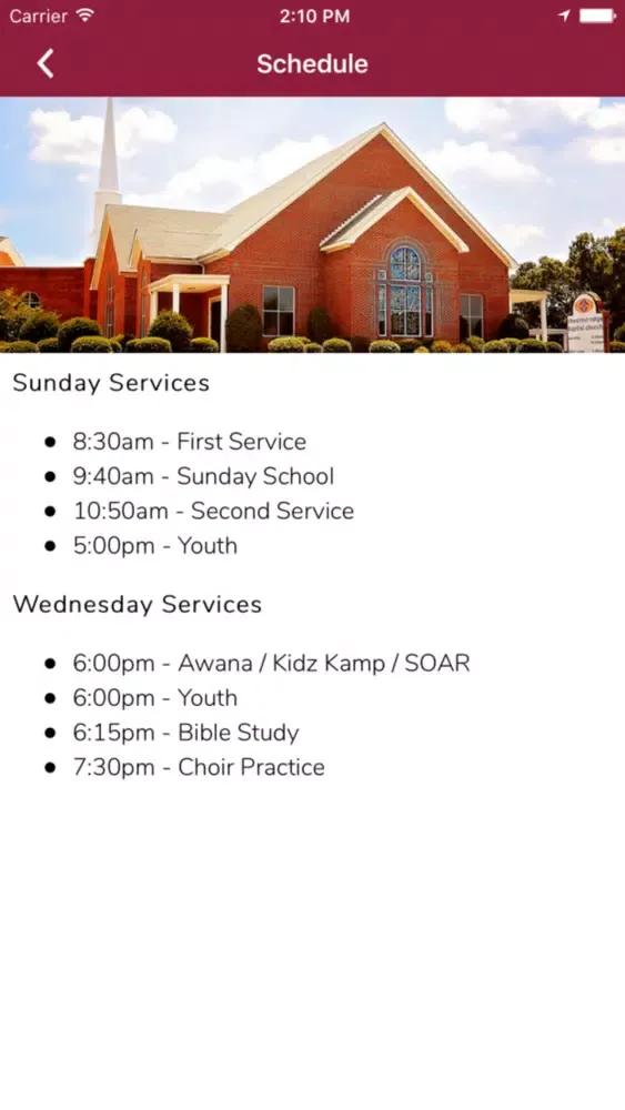 Chestnut Ridge Baptist Church应用截图