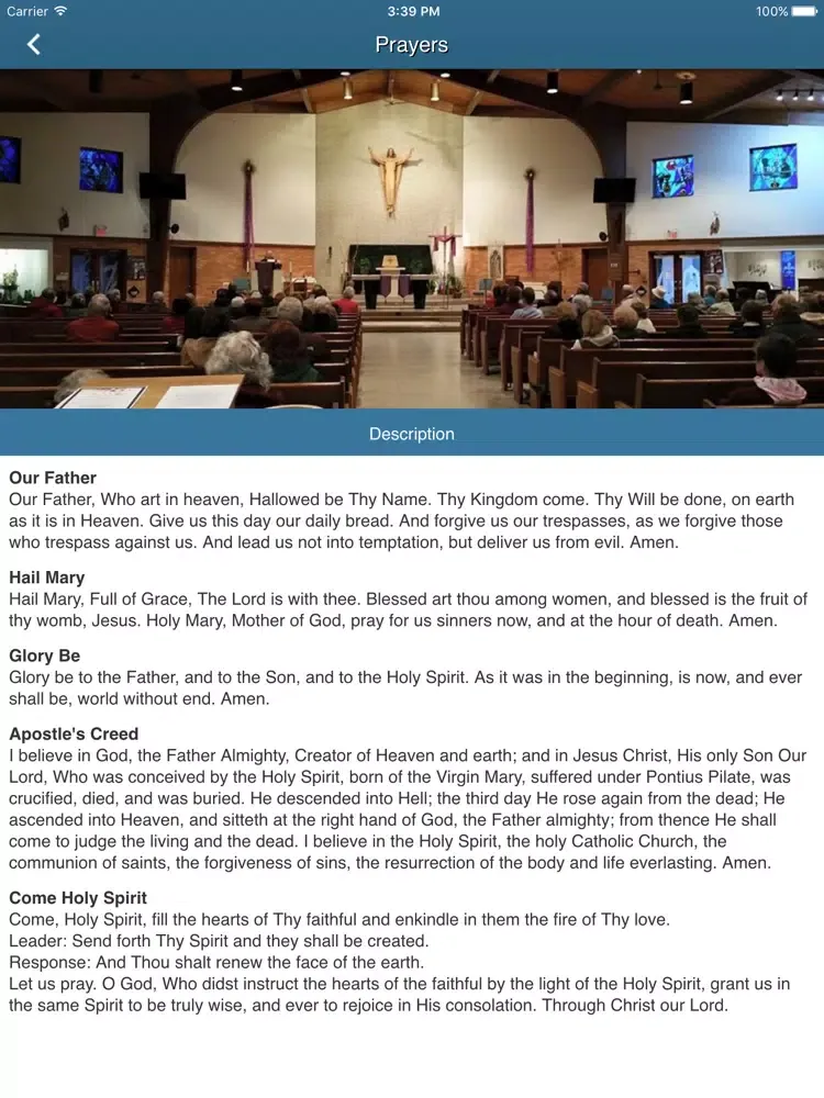 Capturas de pantalla de St. Clare of Assisi Catholic Church - Swedesboro, NJ iPad 