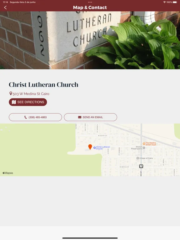 Christ Lutheran Church - Cairo iPad 应用截图
