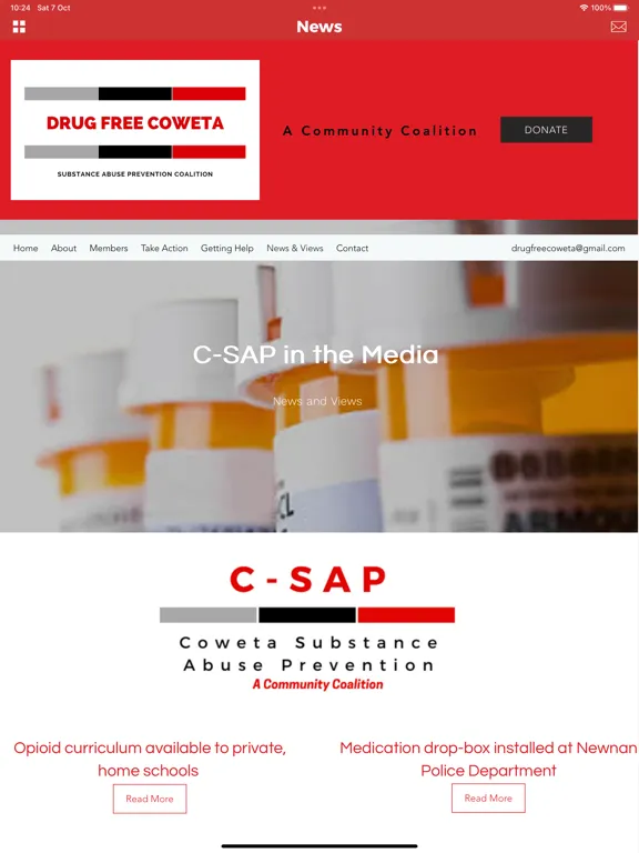 Drug Free Coweta iPad 應用截圖