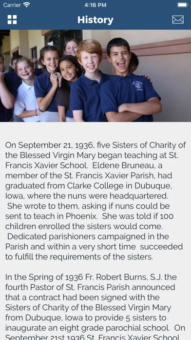 Capturas de tela do St. Francis Xavier School - AZ