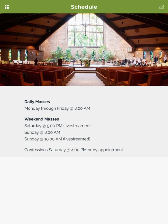 St. Gregory - Clarks Green, PA iPad  スクリーンショット