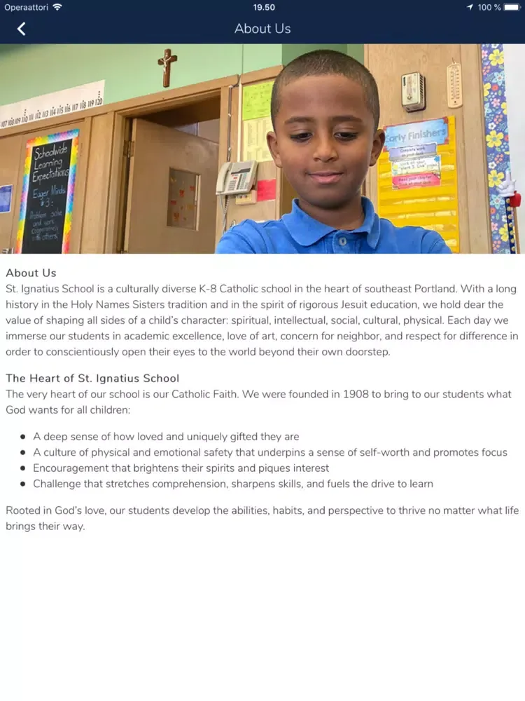 Capturas de pantalla de St. Ignatius School - Portland iPad 