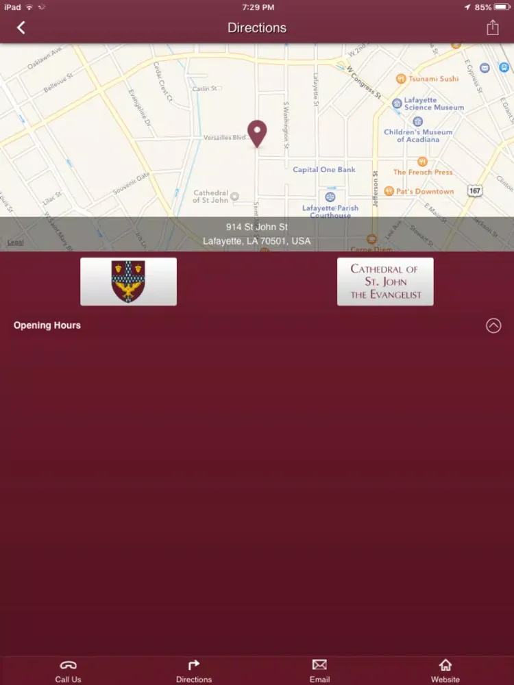 Cathedral of St. John the Evangelist - Lafayette, LA iPad  스크린샷