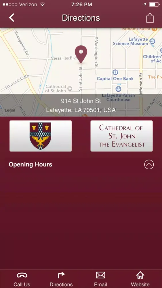 Cathedral of St. John the Evangelist - Lafayette, LA 스크린샷