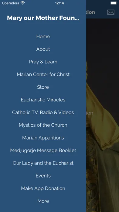 Mary Our Mother Foundation 스크린샷