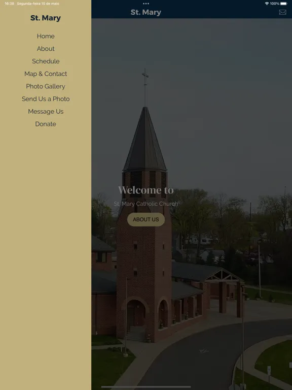 St. Mary Parish  Middletown NJ iPad  Screenshots