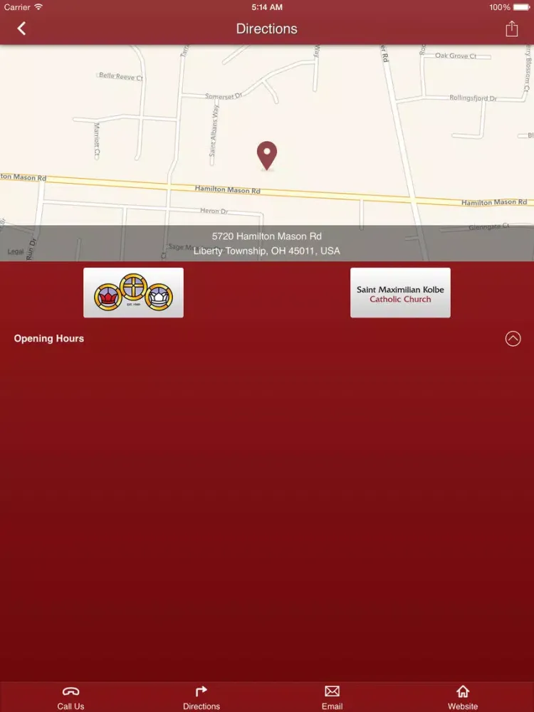 St. Maximilian Kolbe Catholic Church - Liberty, OH iPad  スクリーンショット