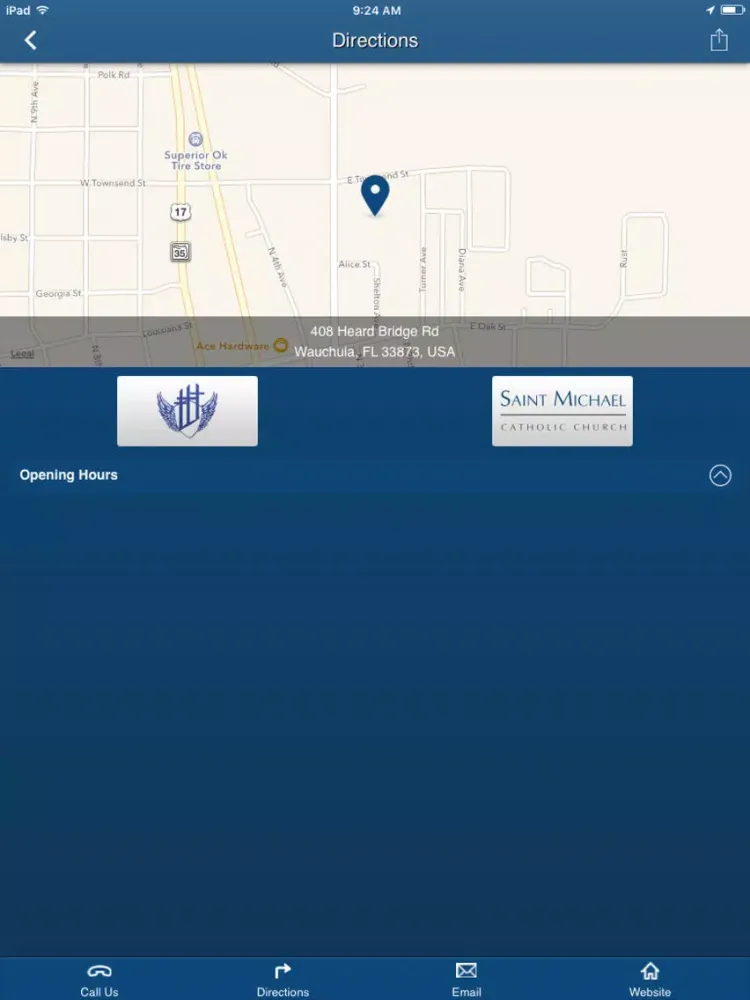 St. Michael Catholic Church - Wauchula, FL iPad 應用截圖