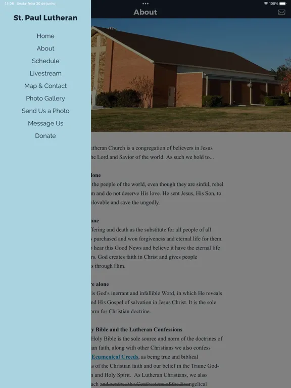 St. Paul Lutheran - Waco, TX iPad  Screenshots