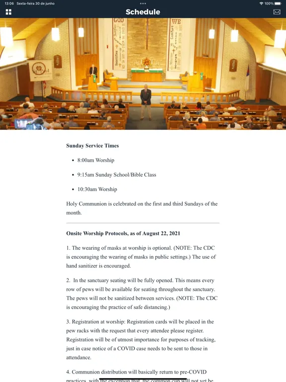 St. Paul Lutheran - Waco, TX iPad  Screenshots