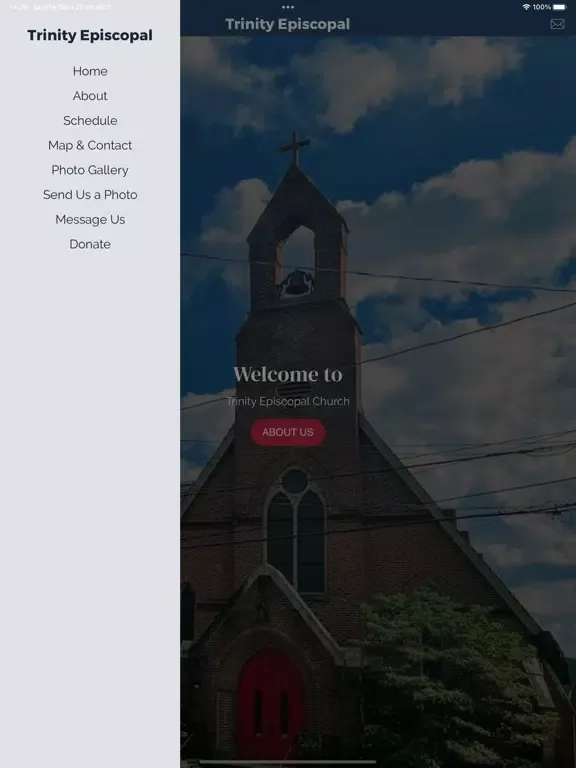 Capturas de pantalla de Trinity Episcopal, Bethlehem iPad 