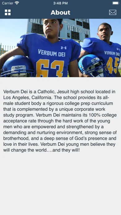 Zrzuty ekranu Verbum Dei High School, LA, CA