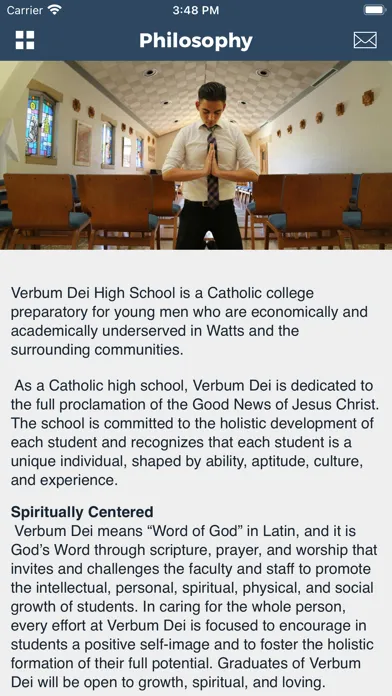 Zrzuty ekranu Verbum Dei High School, LA, CA