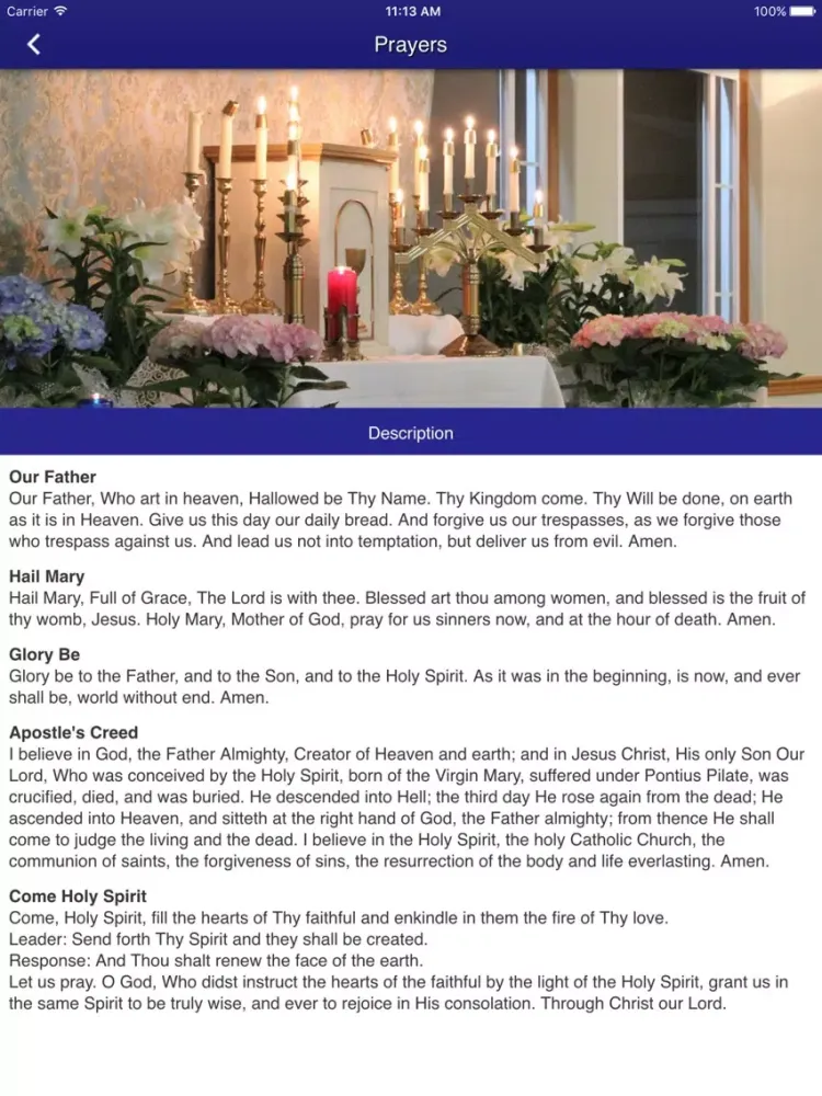 Walla Walla Catholic Parishes iPad 应用截图