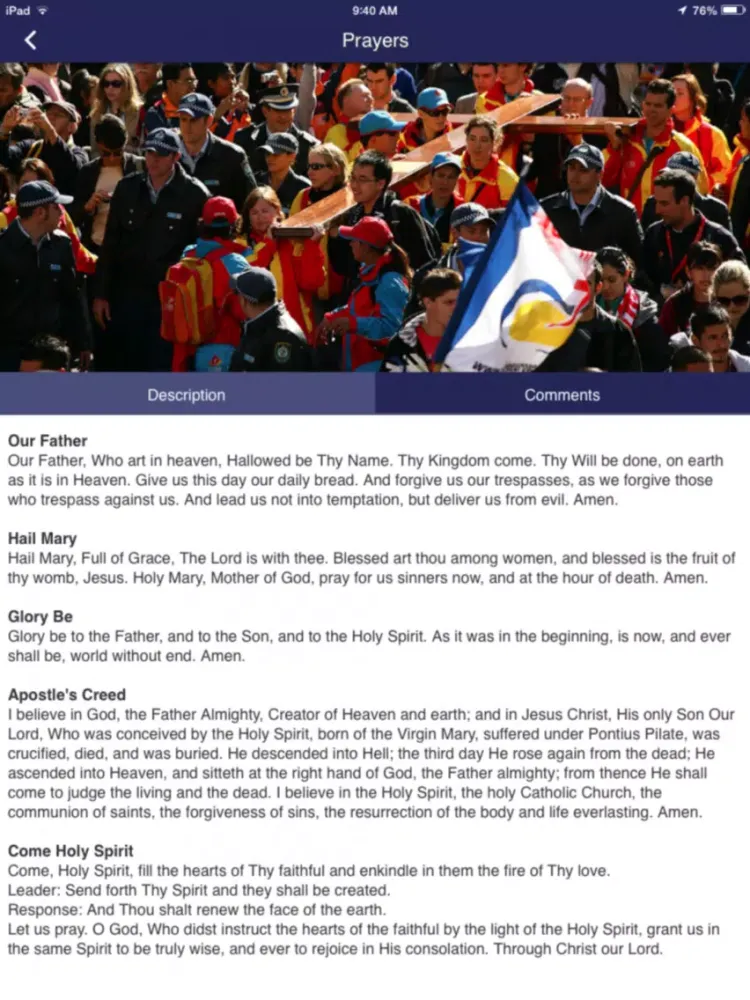 World Youth Day - WYD iPad  স্ক্রিনশট