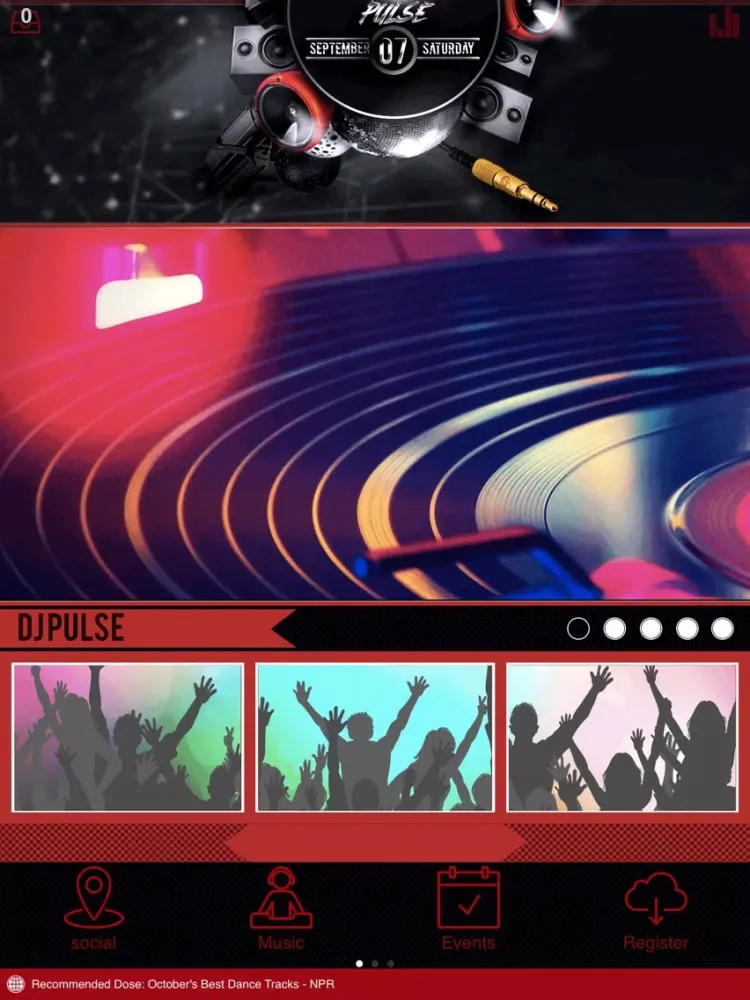 DJ Pulse iPad  Ekran Görüntüleri