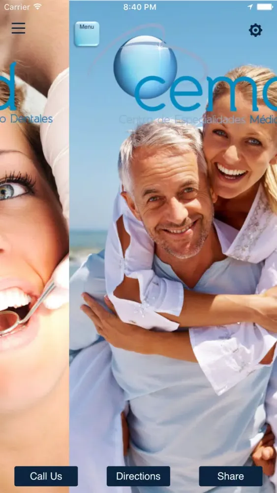 Capturas de tela do CEMDental