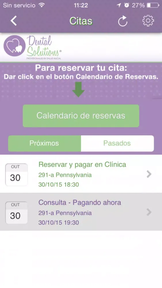 Capturas de pantalla de DentSolution