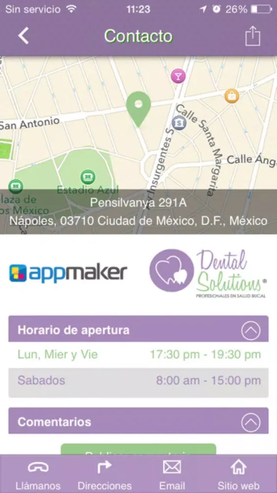 Capturas de pantalla de DentSolution