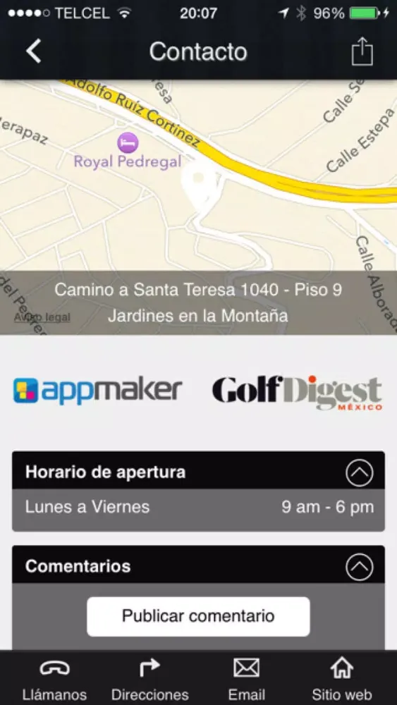 Screenshot di GolfDigestMx