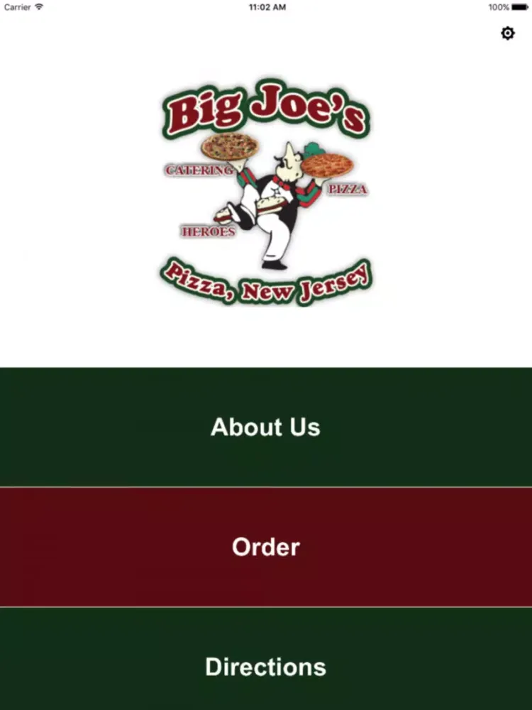 Big Joe's Pizza NJ iPad  Screenshots