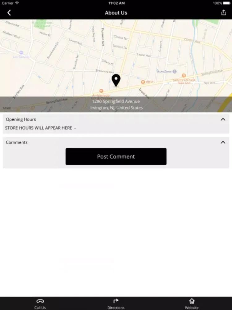 Big Joe's Pizza NJ iPad  Screenshots