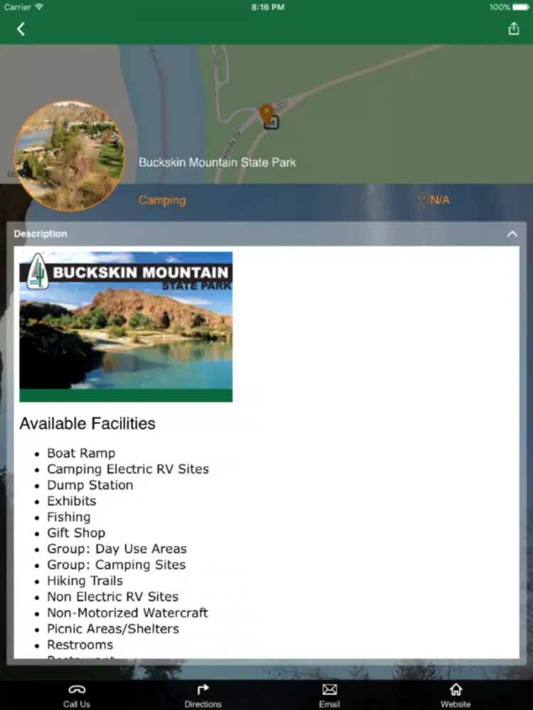 Arizona State Parks iPad 應用截圖