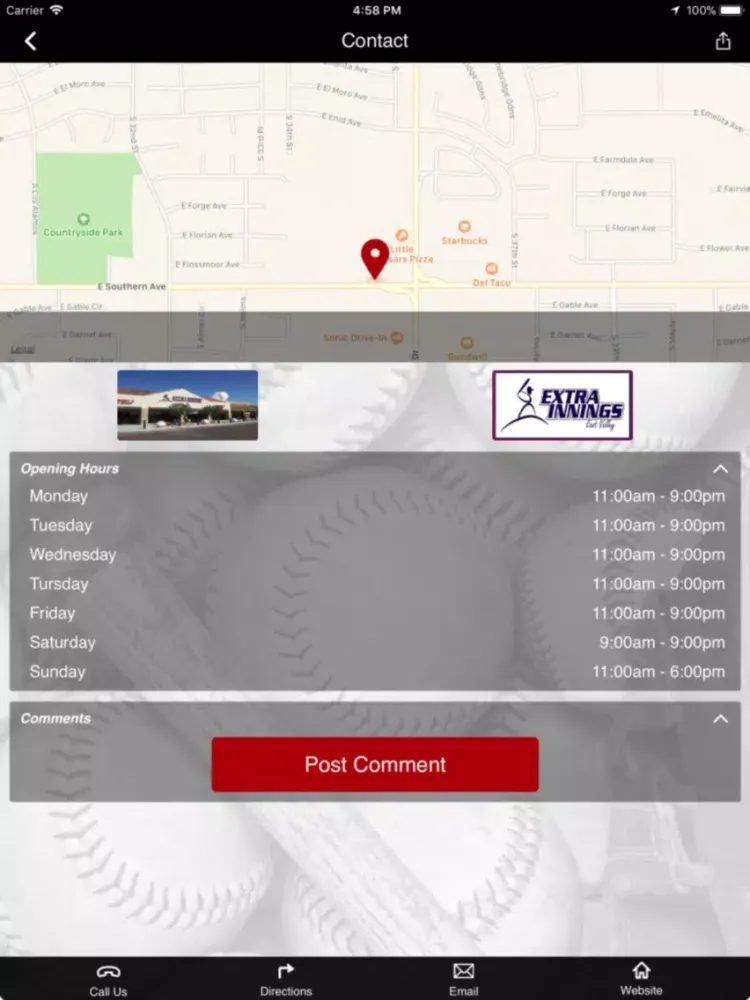 Capturas de tela do Extra Innings East Valley iPad 