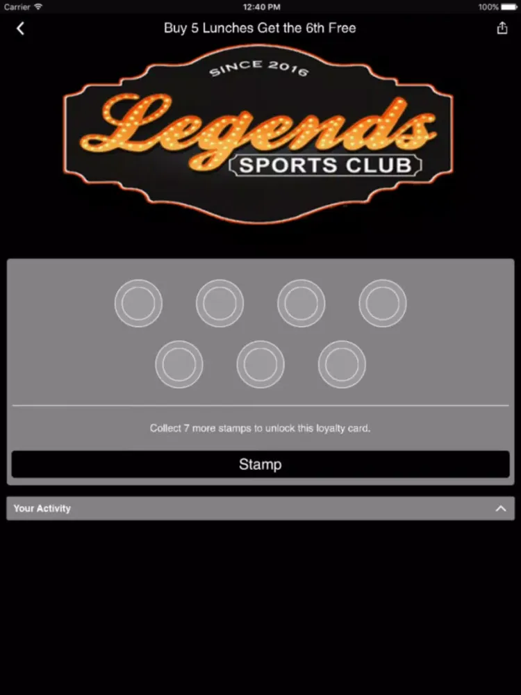 Capturas de tela do Legends Sports Club iPad 